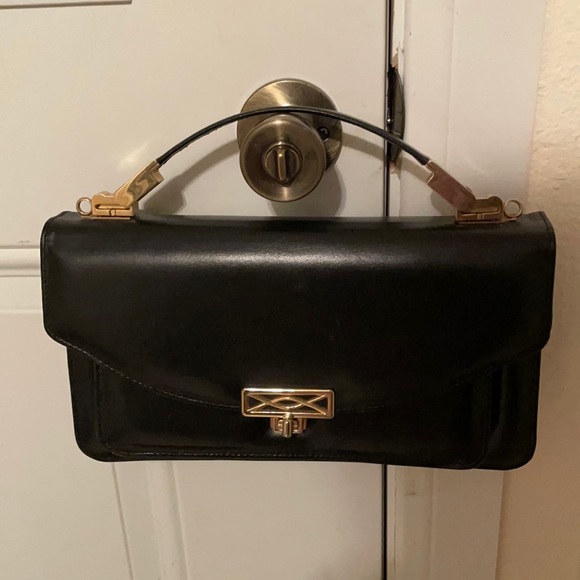 unbranded Handbags - Black purse with gold accents and handle